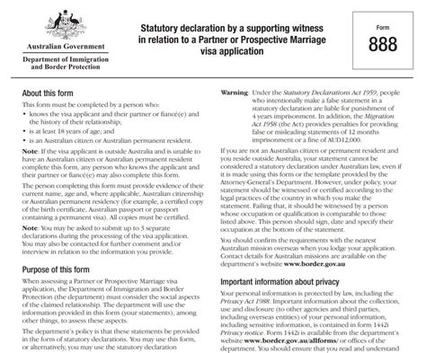 888 statutory declaration